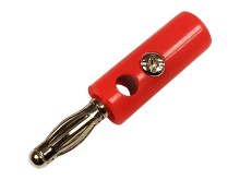 Červený banánek na šroubek pre meracie prístroje
