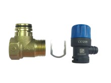 Pojistný ventil 1/2" BSZ 6 bar pre bojler DZ Dražice