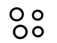 Sada tesniacich O krúžkov pre vysávač Eta Neptun