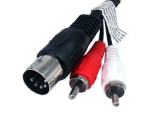 Kabel DIN 5pin - 2x RCA 1m