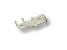 Konektor Faston 6,3x0,8mm do PCB 90° , RM 5mm, pozinkovaná mosadz