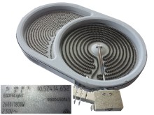 Sklokeramická platňa Bosch 00678368 DUO zóna E.G.O 2600 / 1800W, 230V