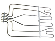 Topné teleso 3x670W ALBA dolné, nerezová oceľ