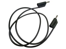 Měřící šňůra banánek 20A černá 1m