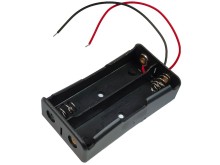 Puzdro na batérie 2x 18650 s vývodom vodiča