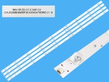 LED podsvietenie 945mm pre LCD TV 50" - sada 4 pásikov CH-ZG50E6000P3030090478DREV1.3