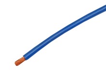 Silikónový kábel Cu lanko 4.0mm² modrý - metráž