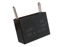 Štartovací kondenzátor CBB61 2.0uF / 450V s vývodmi Faston