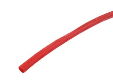 Silikónová bužírka 3.0 x 0.5 mm, červená, metráž