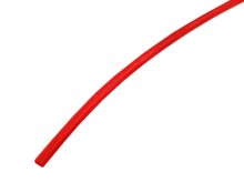 Silikónová bužírka priem. 1,0 x 0,2 mm - červená metráž