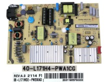 LCD Power Supply Board TCL 08-L171WD2-PW200AD / 40-L171H4-PWA1CG