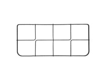 Mriežka pre plynové variče 23,0 x 51,5 cm