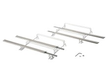 Teleskopické výsuvné koľajnice do rúry 00464969 BOSCH / SIEMENS