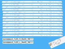 LED podsvit sada Philips 14 ks SVV550AU0_7LED_R a SVV550AU0_7LED_L