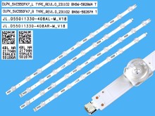 LED podsvit sada Samsung 55DU70 - 4 kusy, 1070mm, BN96-58286A, BN96-58287A