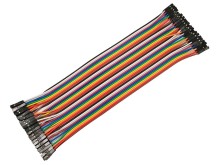 Dupont prepojovacie vodiče 40 pin, 20 cm, female - female