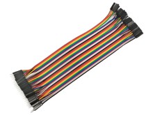 Dupont prepojovacie vodiče 40 pin, 20 cm, samec-samica
