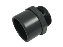 Prechodka PVC 90/110 mm s vonkajším závitom