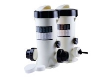 Chlorátor prísavací - dávkovač chlórových tabliet pre priame pripojenie do potrubia