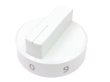 Biely ovládací gombík platne Gorenje 380585