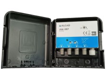 Anténny zosilňovač ALCAD AM-387 s 3x vstupom FM, DAB a UHF LTE700