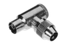 Uhlový anténny IEC konektor pre kábel 9,5 mm