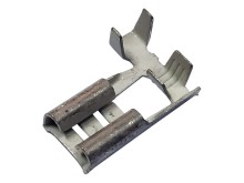 Faston konektor 6.3mm - uhlová zásuvka 90°