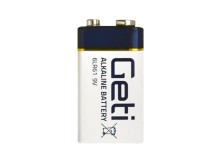 9V Alkalická Batéria Geti 6F22 / 6LR61