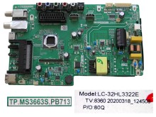 LCD Modul Základná Doska Sharp 32CB2E / LC-32HL3322E / TP.MS3663S.PB713