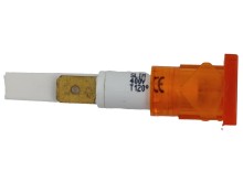 Oranžová hranatá signalizačná kontrolka 3221006