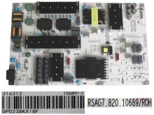 LCD modul zdroj Hisense 75A7KQ - SMPS power unit RSAG7.820.10689/ROH