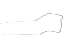 Kúrenná špirála 100 W, 230 V, dĺžka 275 mm, priemer 3,7 mm