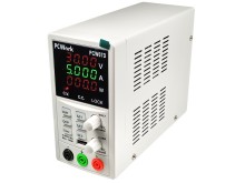 Laboratórny spínaný zdroj PCW07D 0–50 V / 0–6 A s USB 5 V / 2 A