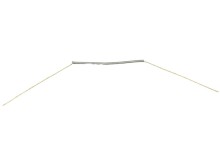 Výhrevná špirála 500 W 230 V s dĺžkou 120 mm a priemerom 3,1 mm