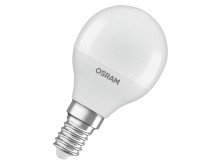 LED žiarovka OSRAM VALUE E14 4.9W, 220-240V, 2700K, miniglobe