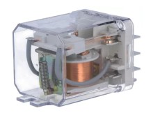 Elektromagnetické relé RELPOL RUC-2022-4A-5230 230V AC 16A 2x spínací kontakt