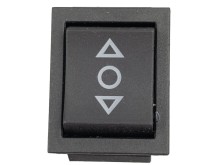 Kolískový spínač s nulovou polohou 30x22 mm 15A 250V