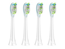 Náhradné hlavice Philips Sonicare Plaque NK17, 4 ks, biela