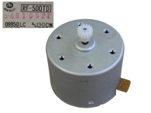 Motor magnetofónu 12V Mabuchi RF-500TD pre privíjanie a prevíjanie