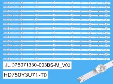 LED podsvietenie 745mm sada 14 ks pre Hisense 75" LCD TV JL.D75071330-003BS-M_V03