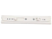 Ovládací panel biely Mora 5701-5711 s 2 šúpačkami 814611 II. kvalita