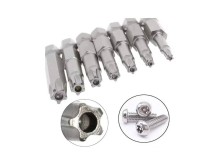 Sada bezpečnostných bitov Torx-5 S2 T10-T40
