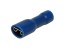 Konektor Faston 4.8mm krimpovací s modrou izoláciou - zásuvka