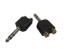 Redukcia konektora jack 6.3mm na 2xCINCH