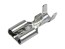 Konektor Faston 6.3mm - neizolovaná zásuvka