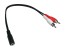 Kábel redukcia 2xCINCH na 3.5mm jack 0.3m