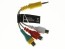 Kompzitný AV kábel 3.5mm jack 4 pin - 3x CINCH pre TV Samsung