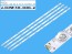 LED podsvit 780mm sada pre TV Hisense D42581330 - 4 kusy