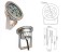 LED Svetlo RISE nerez 9x3W RGBV+ 30° 24V DC