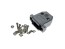 Konektor CANNON 15/26 pin - plastová krytka pokovená strieborná